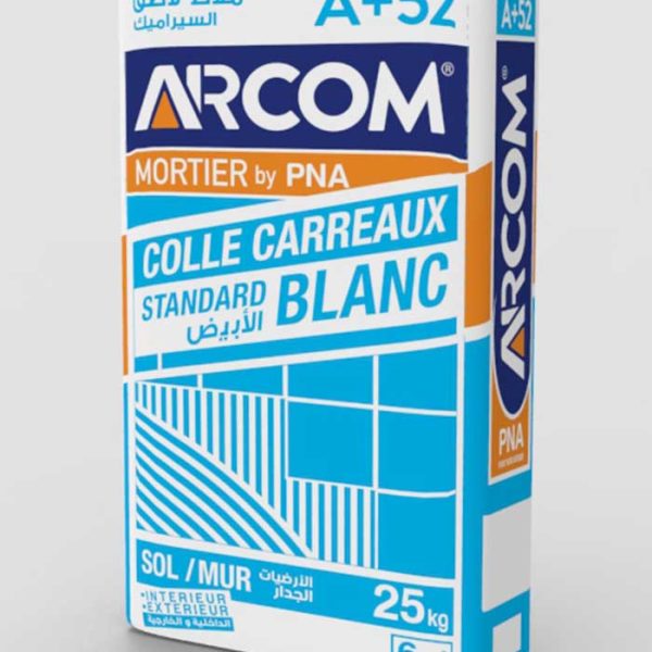 Colle carreaux standard blanc A+52